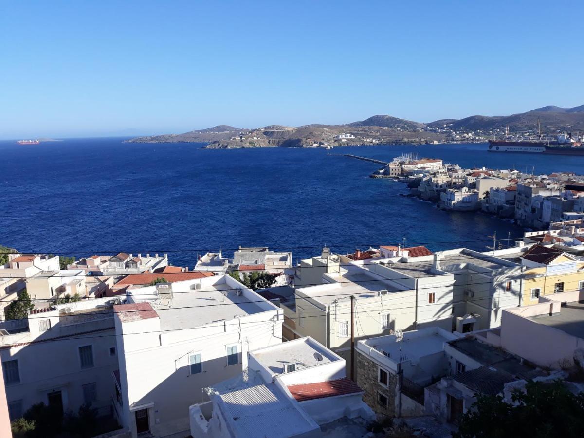 Ferienwohnung Sea Breeze-Vaporia-Syros Ermoupoli Exterior foto