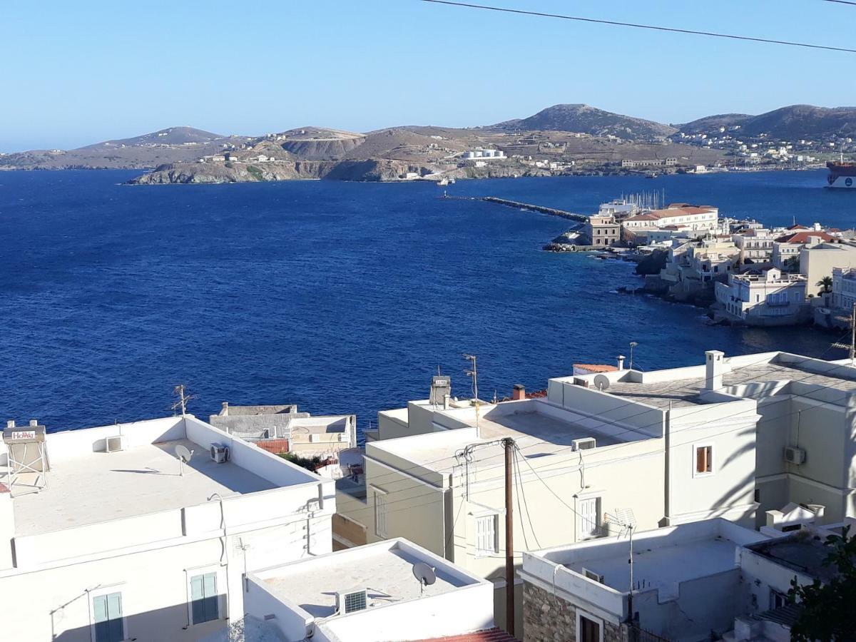 Ferienwohnung Sea Breeze-Vaporia-Syros Ermoupoli Exterior foto